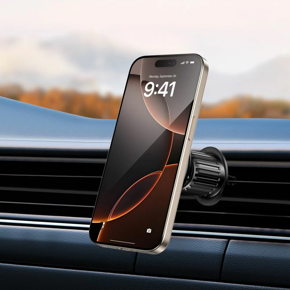 Mbajtës magnetik për celular Tech-Protect N58 me MagSafe, i zi