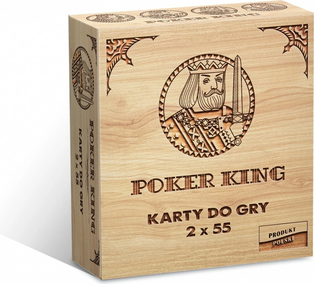 Letra loje Cartamundi Poker King Cards 2x55, set