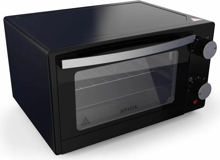 Furrë elektrike mini Brock TO 9001 B, 9 L, 650 W, me konvekcion, e zezë