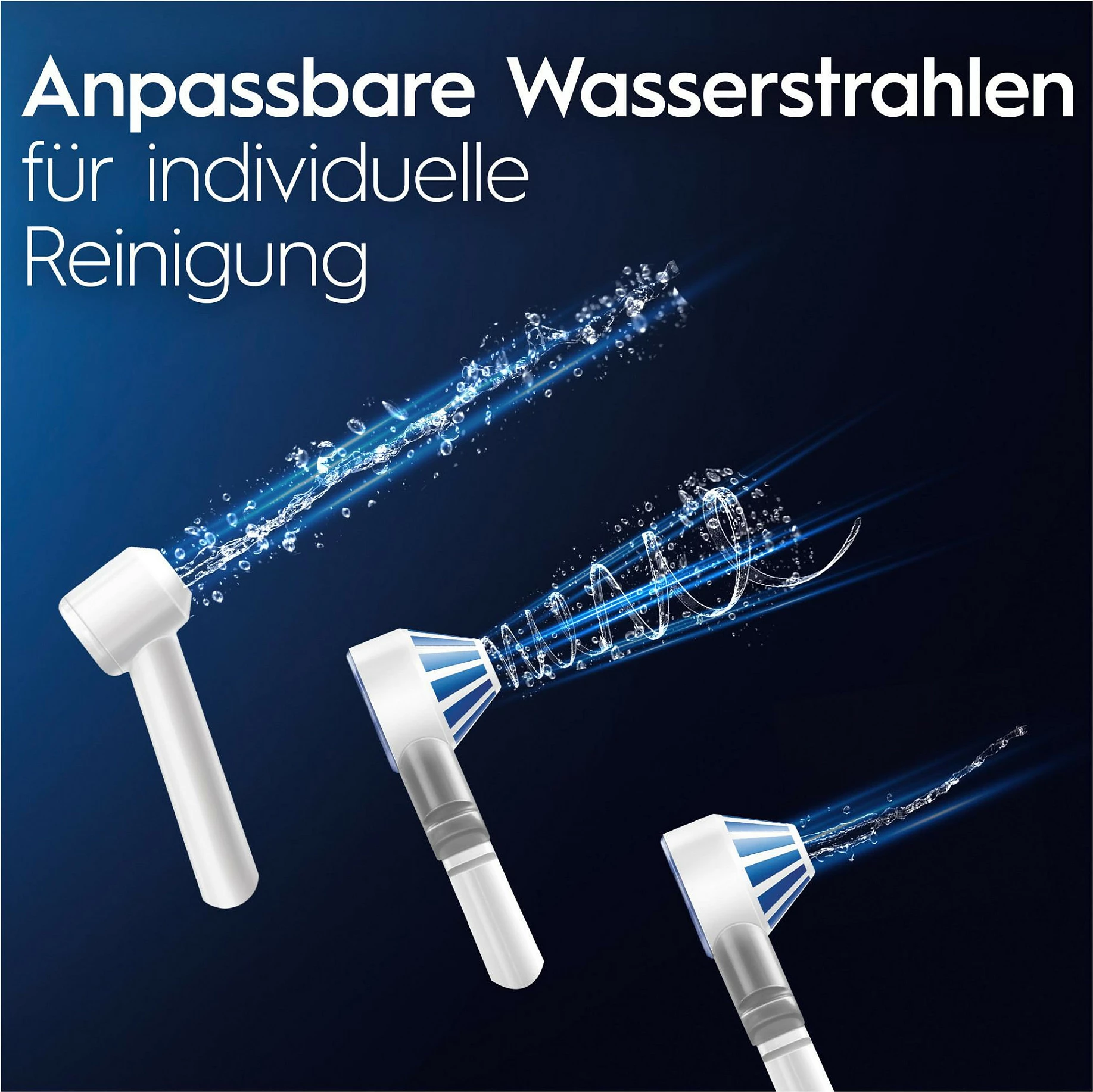 Furçë dhëmbësh Oral-B Oxyjet, për të rritur, rrotulluese-oscilluese, e bardhë, bateri e integruar