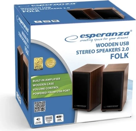 Set altoparlantesh Esperanza Folk, 6W