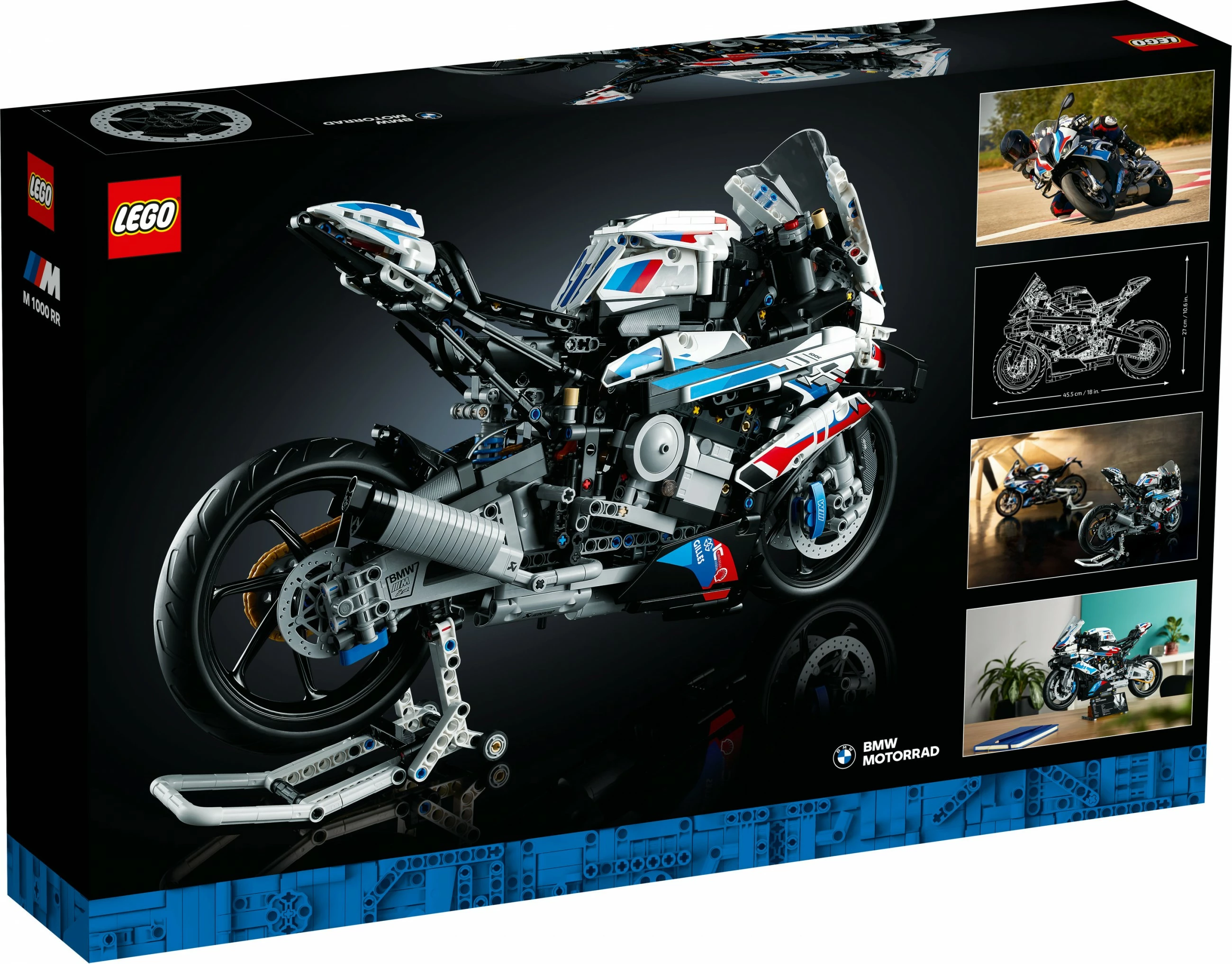 Set ndërtimi LEGO Technic BMW M 1000 RR, 1921 pjesë, shumëngjyrësh