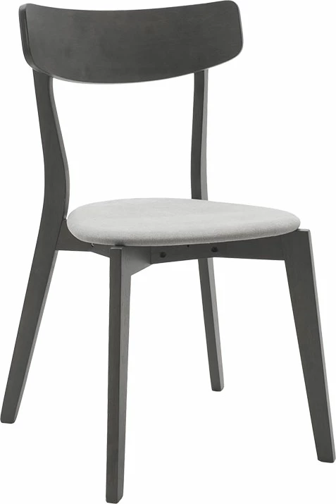 Tavolinë me karrige Benson - Toto, 5 copë, 80x80x75cm, ngjyrë gri rustike - pëlhurë gri