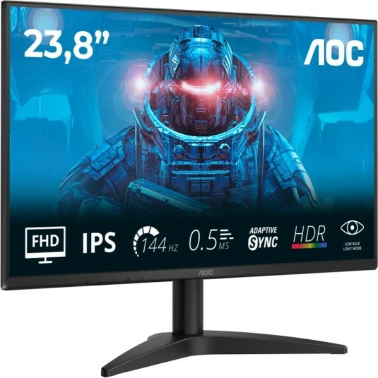 Monitor AOC 24B36X 23.8" IPS 144Hz FHD HDMI DP i zi, me kabllo HDMI