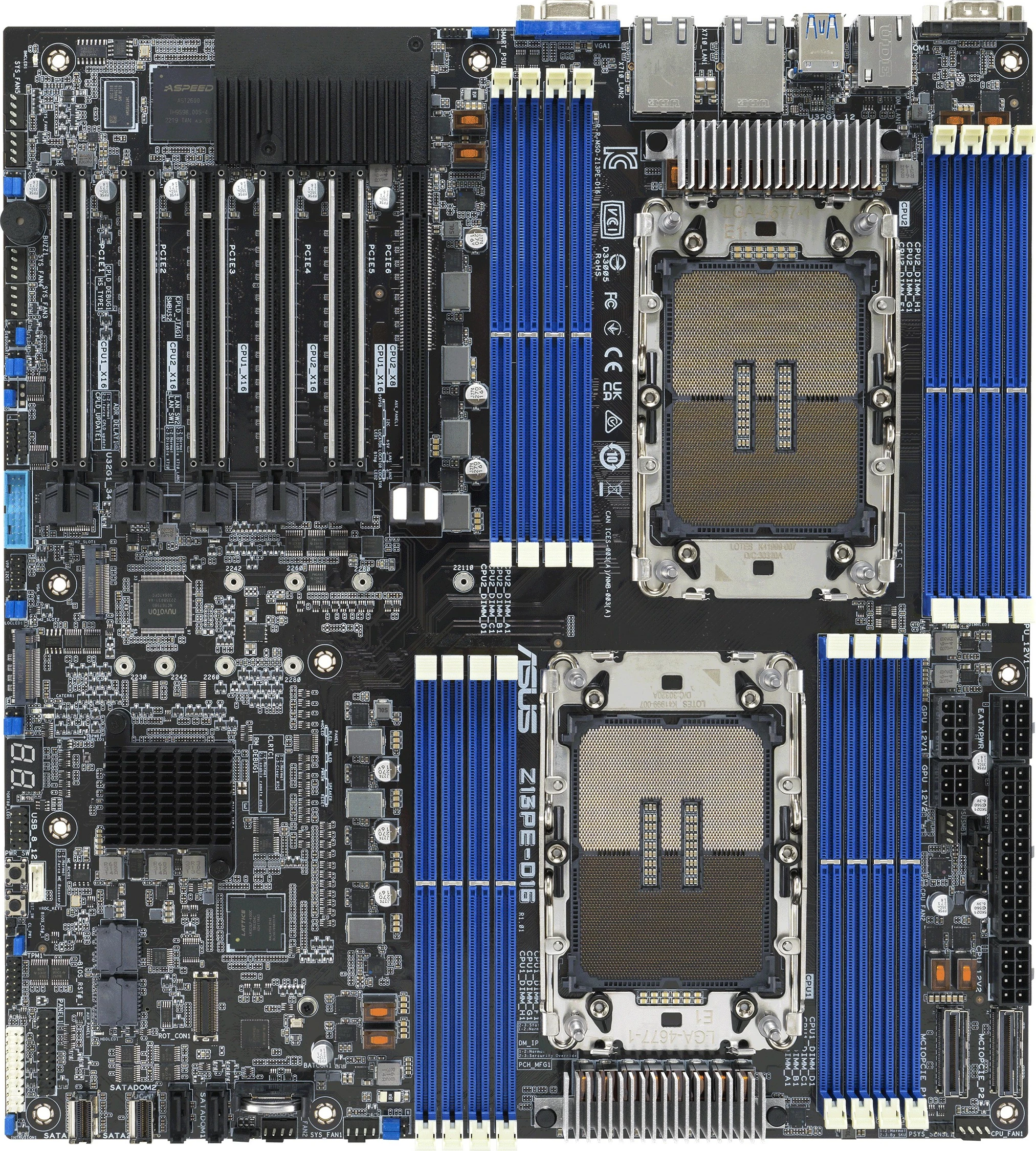 Pllakë amë ASUS Z13PE-D16, Intel Xeon, DDR5, 2.05 TB, E zezë