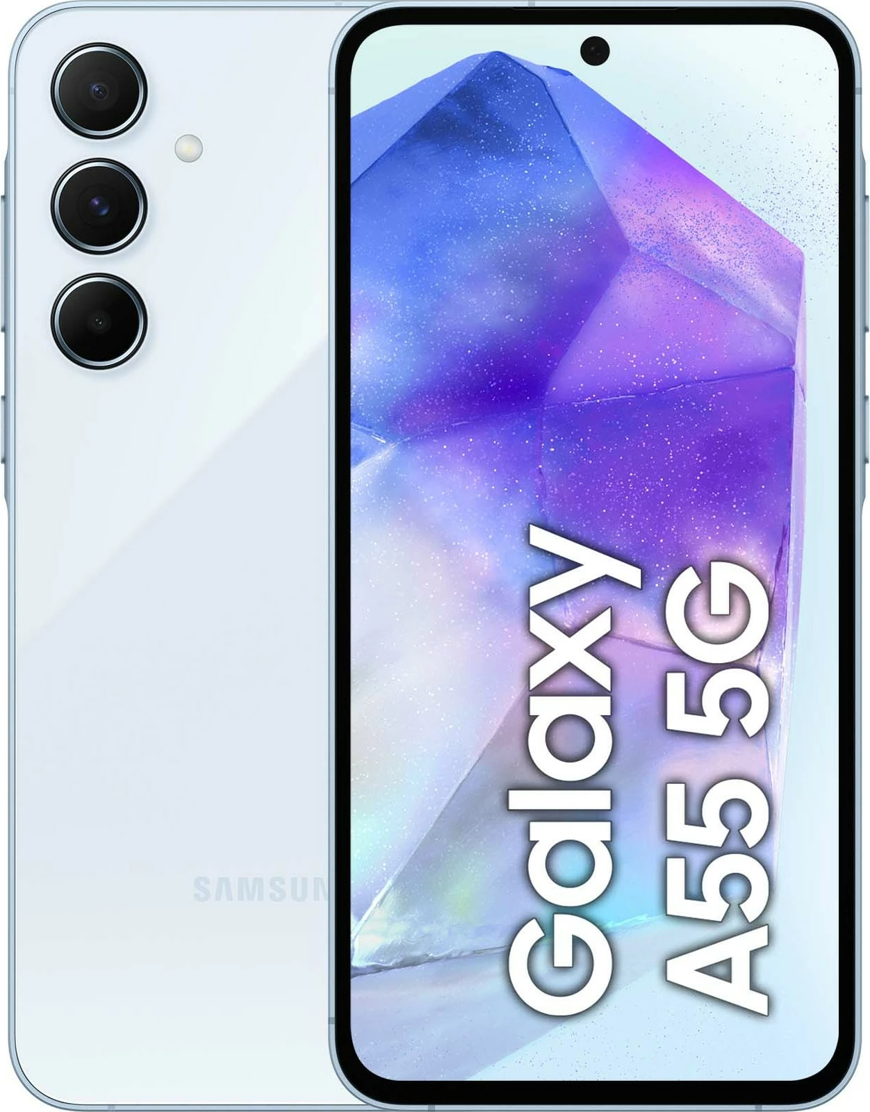 Celular Samsung Galaxy A55, 6.6", 8+128GB, 5G,i kaltër