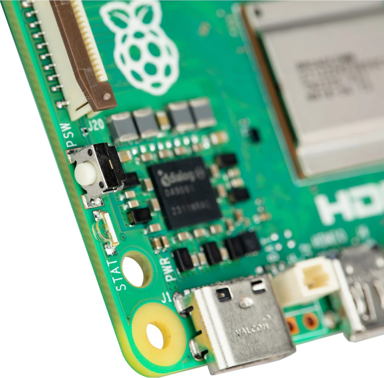 Kompjuter Raspberry Pi 5, 16GB RAM, ARM Cortex-A76, jeshile