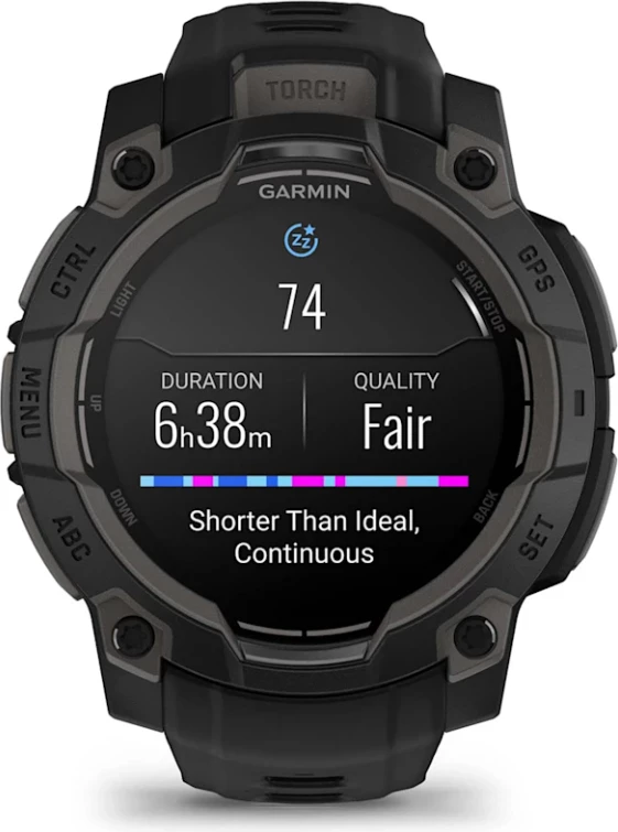 Smartwatch Garmin Instinct® 3 AMOLED, Black, 45 mm