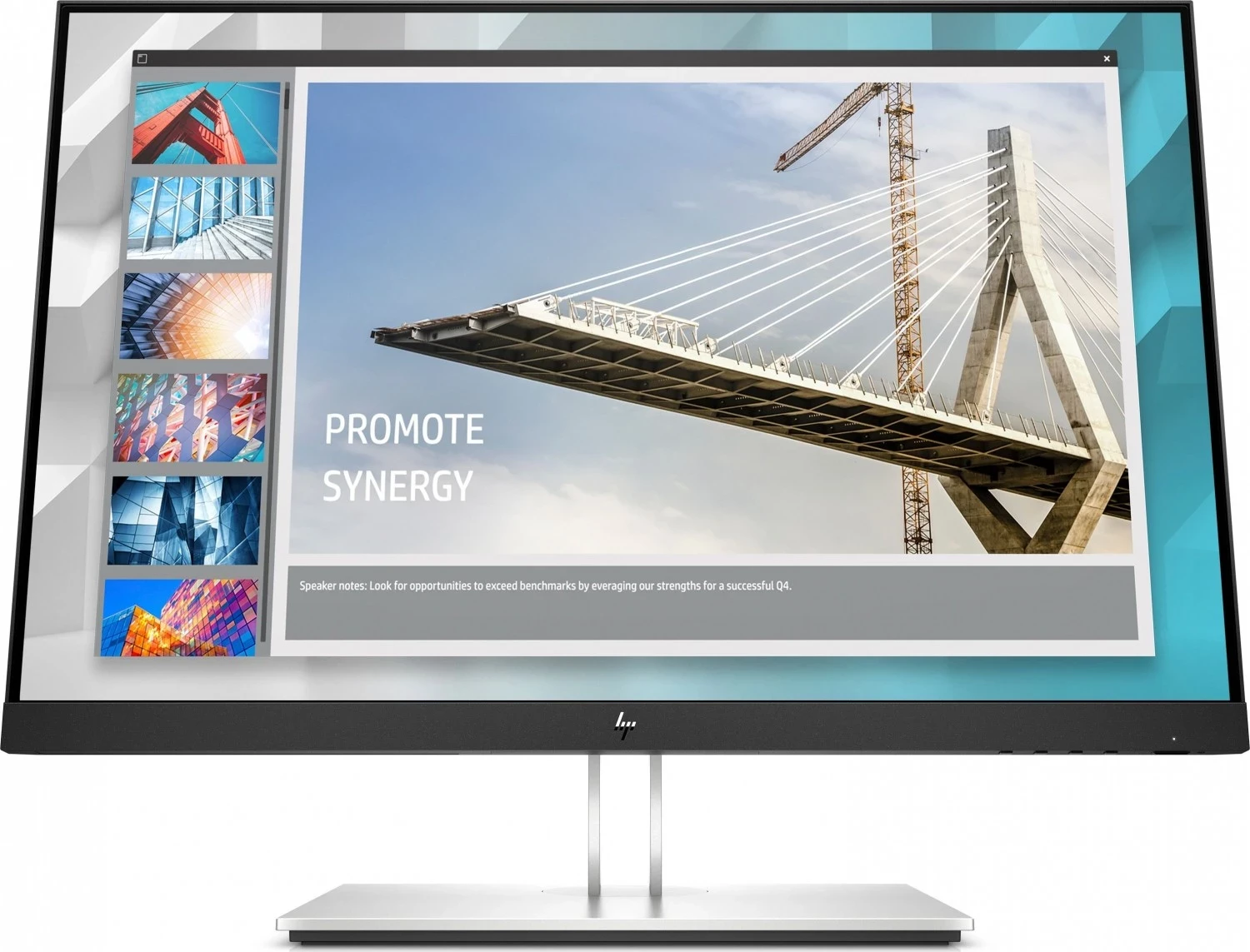 Monitor HP E24i G4, 24", 60Hz, i zi/ argjend