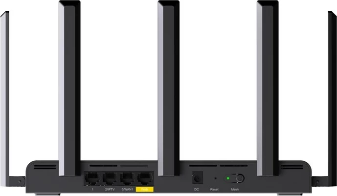 Router Ruijie RG-EW3000GX PRO, Wi-Fi 6, Dual-Band, 256 MB Flash, 3 Antena, E zezë
