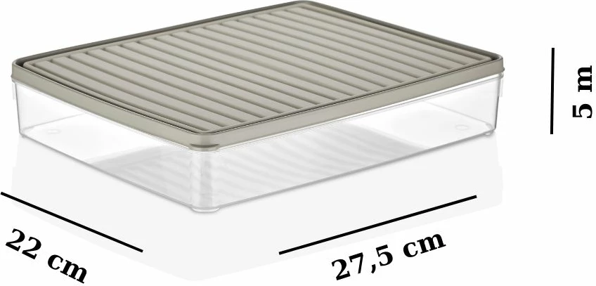 Set kuti për organizim (8 copë), Hermia, VITABOX 8'LI, e bardhë, 2.8L