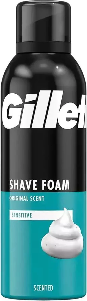 Shaving foam për burra Gillette Sensitive Skin, 200ml