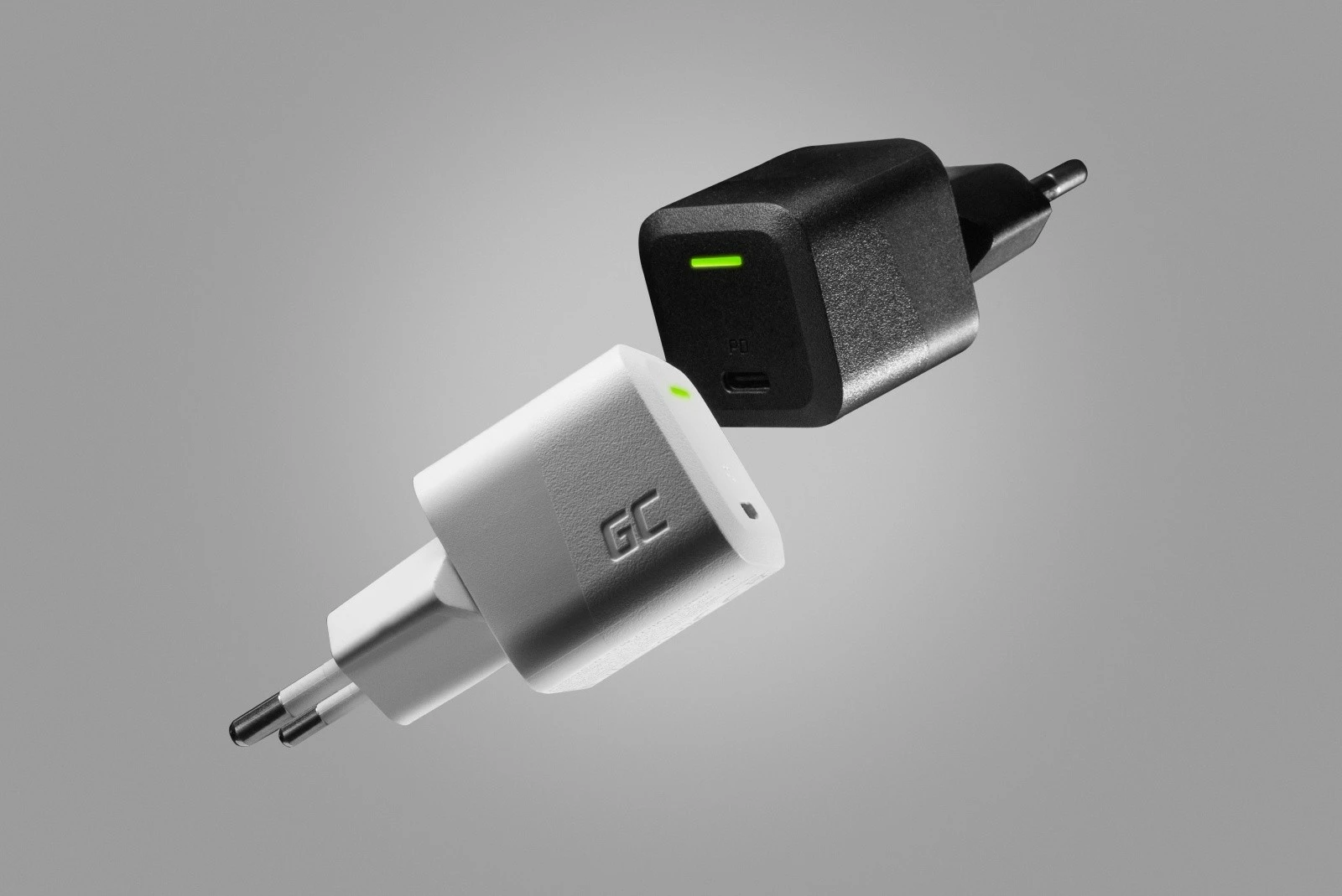 Karikues murit Green Cell GC PowerGaN 33W, USB-C, i zi