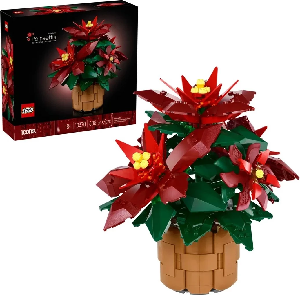Set LEGO ICONS 10370 Poinsettia