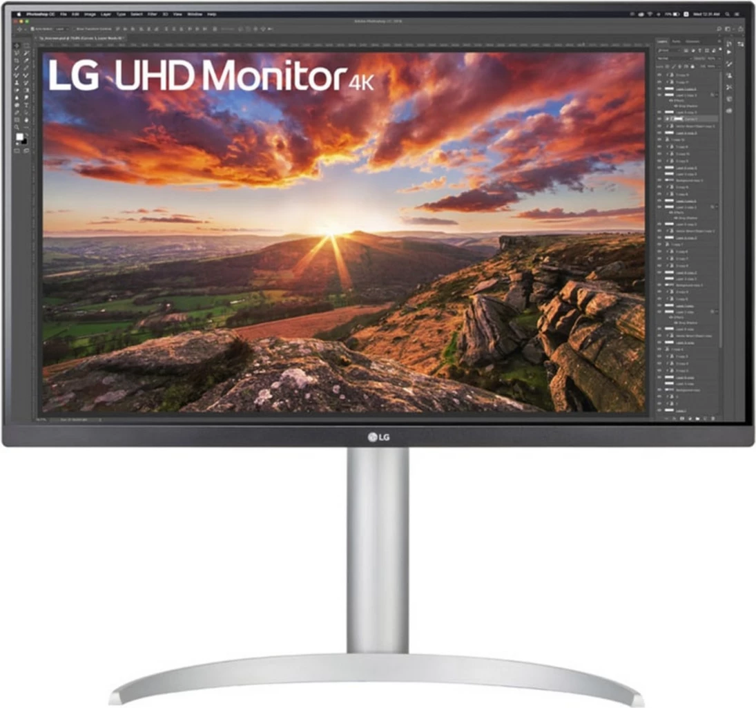 Monitor, LG, 27UP850K-W.AEU, 27" 4K UHD, e zezë