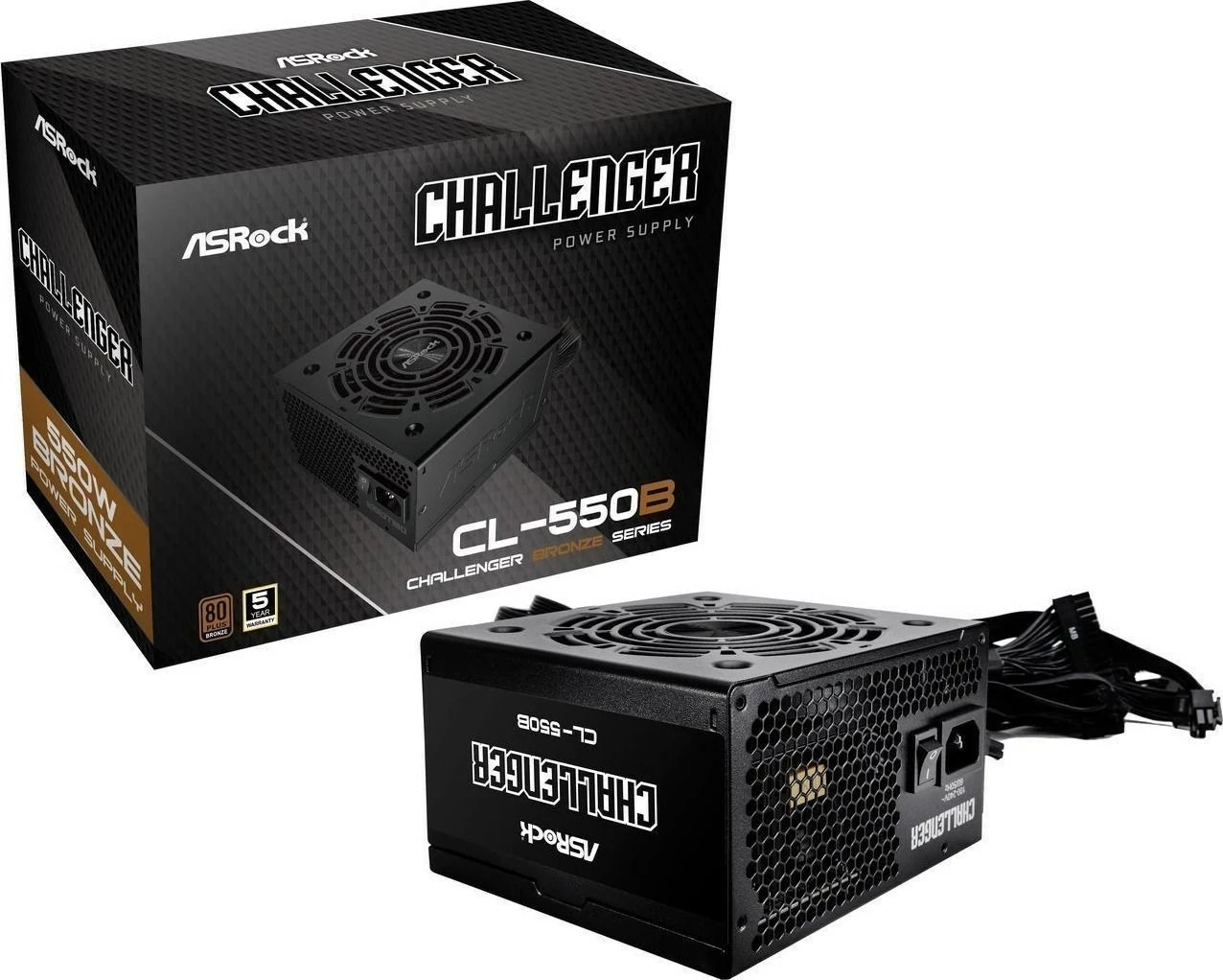 Furnizues energjie Asrock Challenger Bronze 550W, i zi