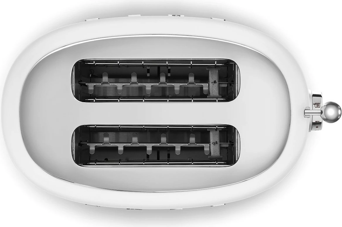 Tostues SMEG TSF01WHMEU, 2 feta, 950W, bardhë mat