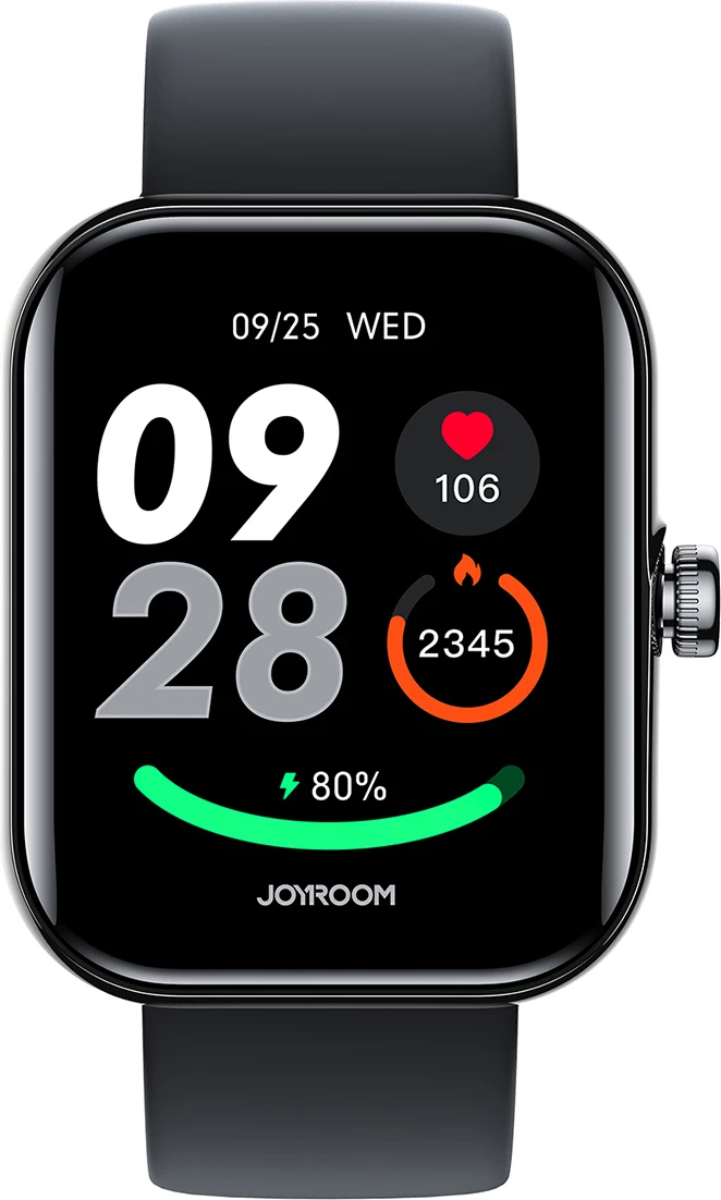 Smartwatch Joyroom Fit-Life JR-FT5 Plus, 1.96 inç, Bluetooth 5.4, 300 mAh, e zezë