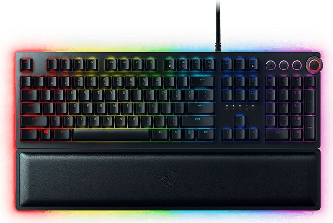 Tastierë Razer Huntsman Elite, Full-size, Opto-mechanical, E zezë