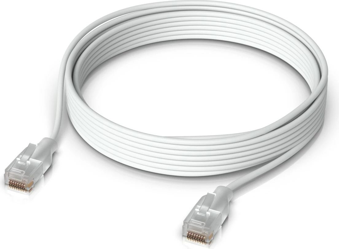 Kabëll rrjeti Ubiquiti UACC-Cable-Patch-EL-5M-W, 5 m, Cat6, RJ-45, i bardhë