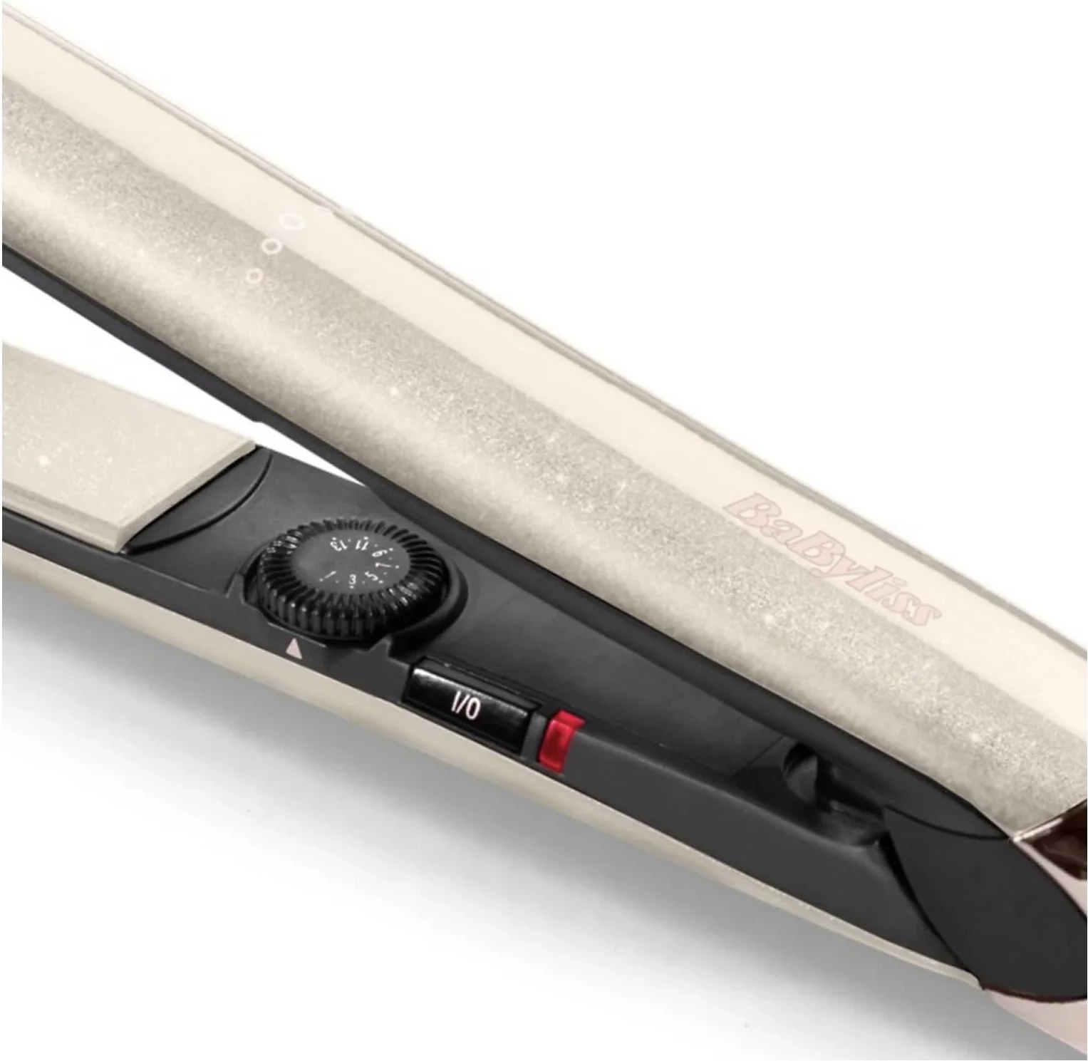 Drejtues flokësh, BaByliss ST914PE, pllaka titan-keramike 25×120 mm, 170-235°C 13 nivele, fikje automatike, rozë