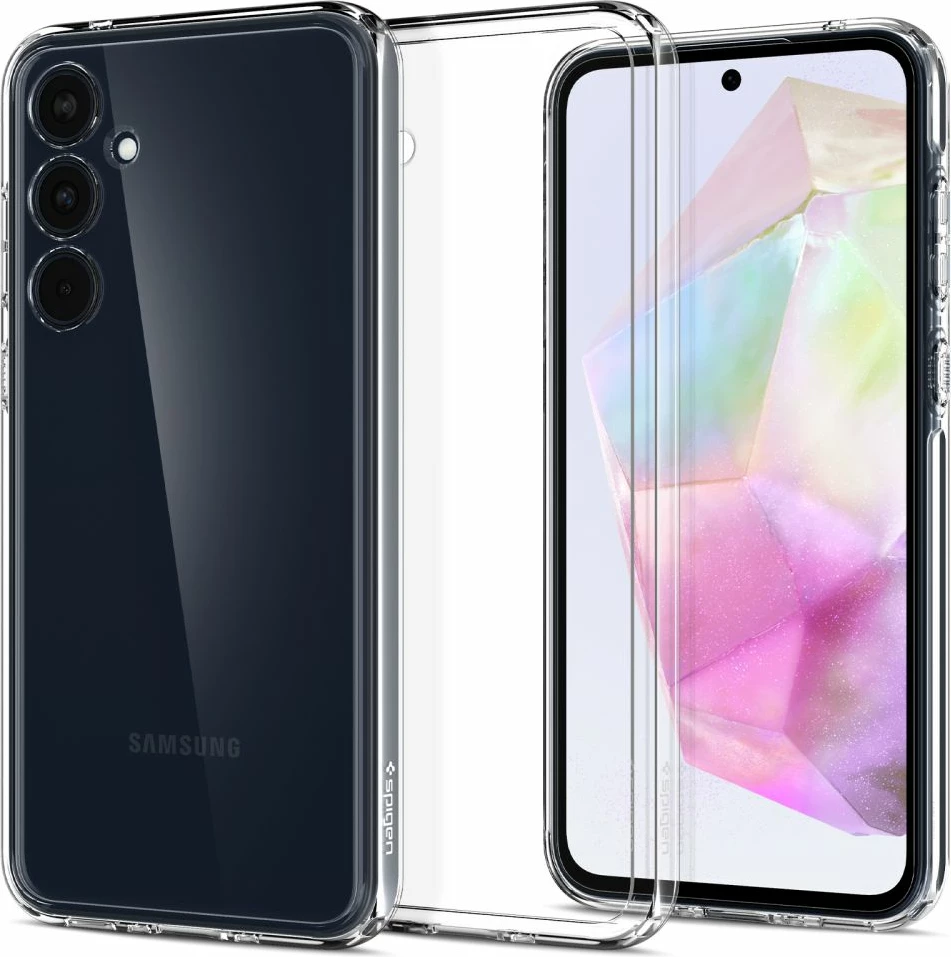 Mbështjellës Spigen Ultra Hybrid për Samsung Galaxy A35 5G, Transparent