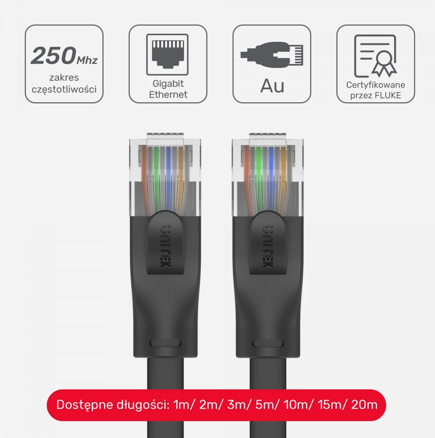 Kabllo UTP Unitek, 15.0m