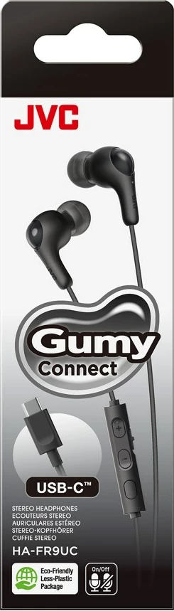 Kufje JVC HA-FR9UCBU in-ear me mikrofon, USB Type-C, e zezë