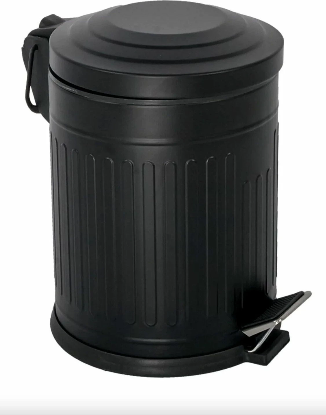 Shportë metalike, e zezë, Hermia, d85