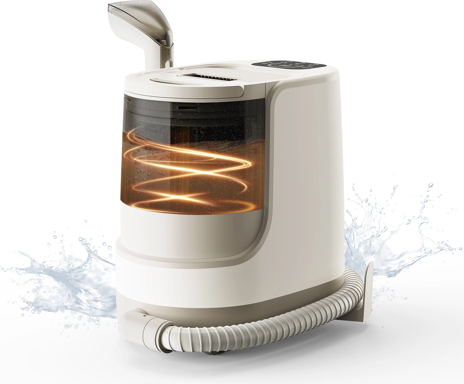 Pastrues i thellë me avull Bear SC3, 1700 W, 12 kPa, rezervuar 1.0 L/1.5 L, i bardhë