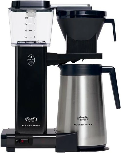 Aparat kafeje Moccamaster KBGT, filter, 1.25L, inox/zi