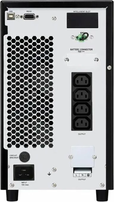 UPS TECNOWARE EVO DSP PLUS 3600VA (PF 0.9), On-Line VFI, USB/RS232, e zezë