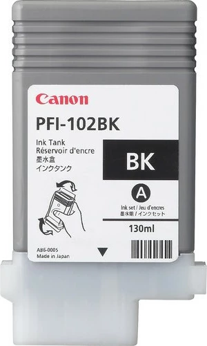 Toner Canon PFI-102BK, 130 ml, Ngjyrë e zezë
