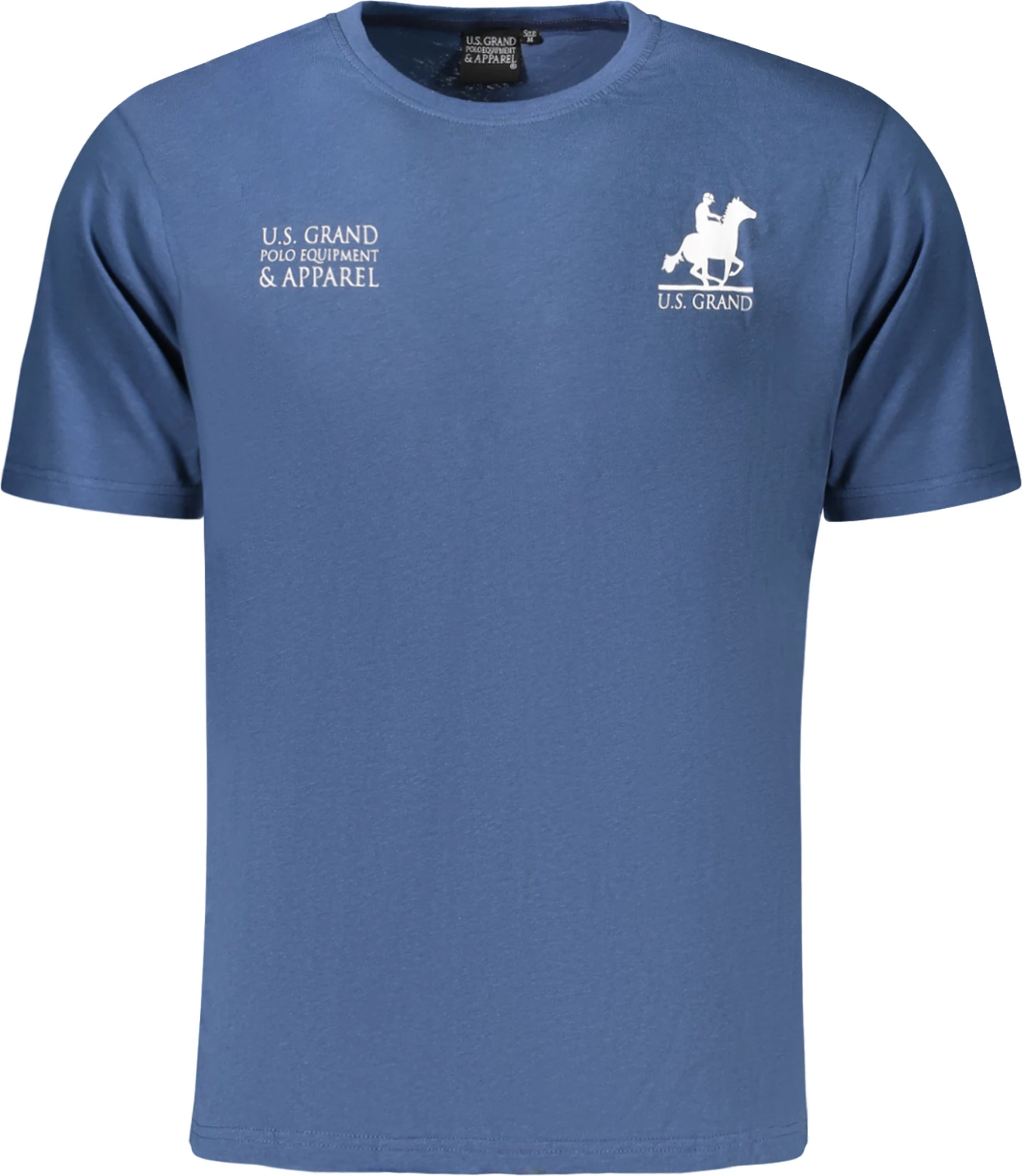 Maicë për meshkuj U.S. GRAND POLO me mëngë të shkurta, kaltër