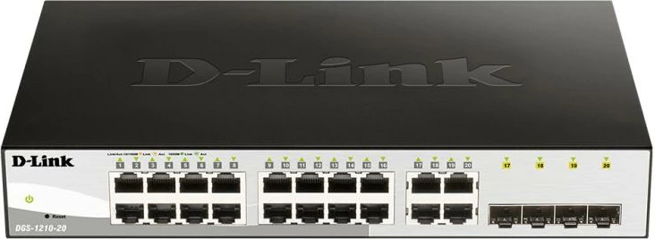 Switch D-Link DGS-1210-20/E 24 porta 1Gbps