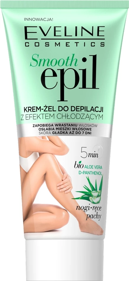 Krem-gel për depilim për femra Eveline Cosmetics Smooth Epil, 175ml