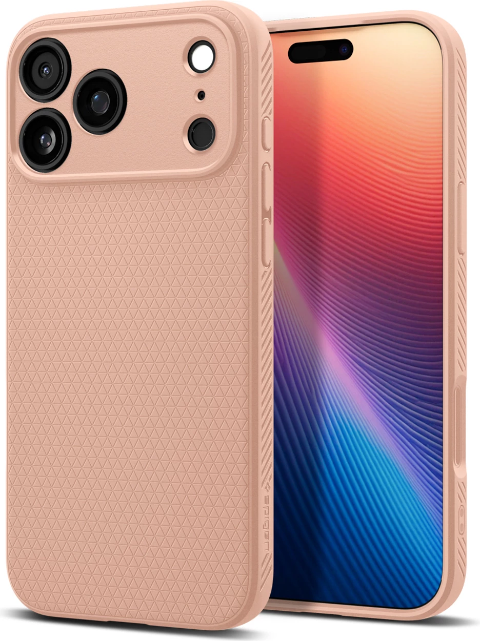 Mbështjellës Spigen Liquid Air për iPhone 17 Pro, Titanium Pink