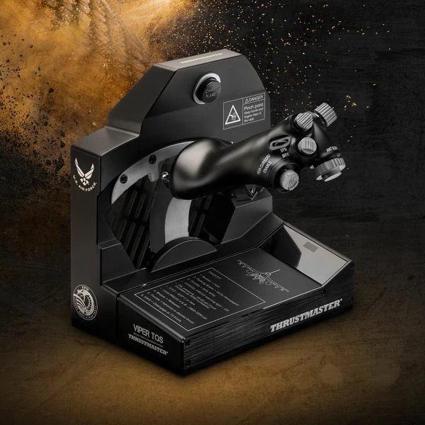 Throttle Quadrant System, Thrustmaster Viper TQS, 21 butona, 5 akse, H.E.A.R.T 16-bit, për PC, Worldwide Version, i zi