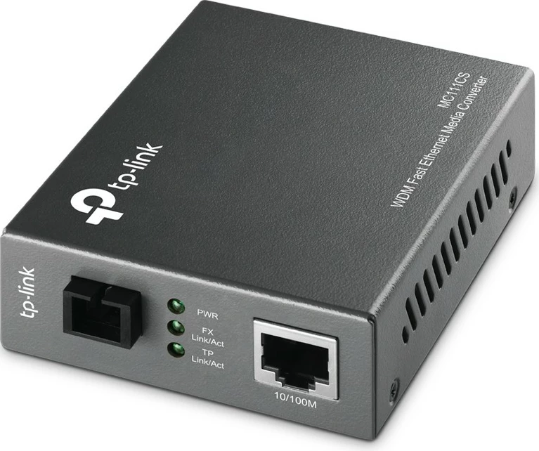 Media konvertues TP-Link MC111CS, 1000 Mbit/s, 100BASE-FX, Cat5e, i zi