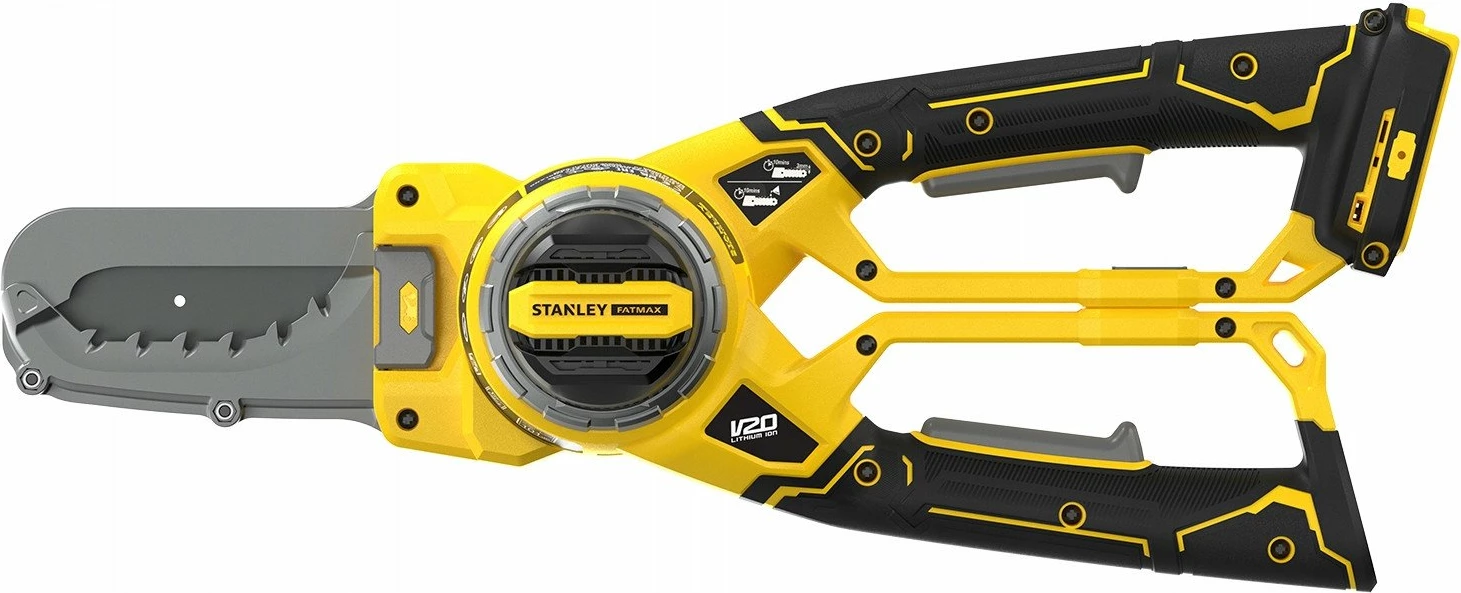 Sharrë krasitëse me zinxhir Stanley Fatmax SFMCPS515M1-QW, 18V 4Ah, shinë 15 cm, Li-Ion, me bateri dhe karikues, e verdhë/zezë