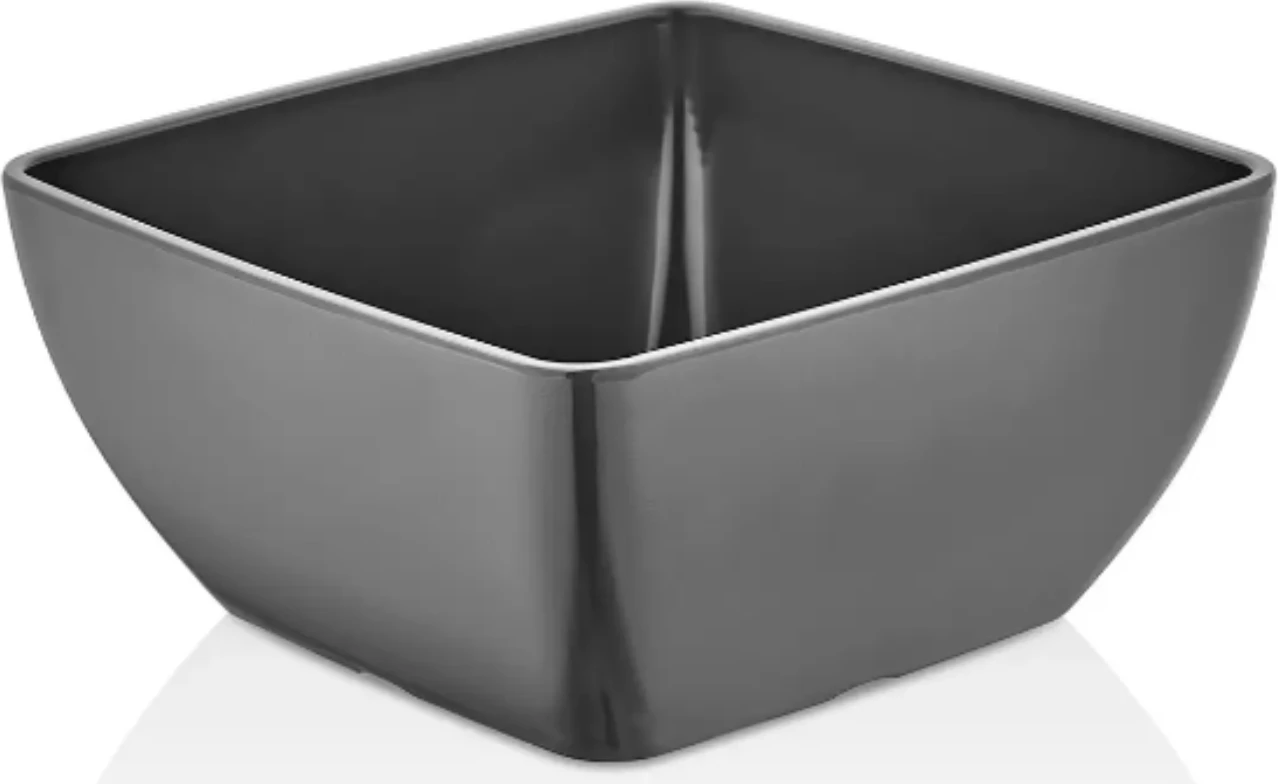 Tas melamine katror, Fine Dine, 1.9 L, 190x190x90 mm, gri grafit