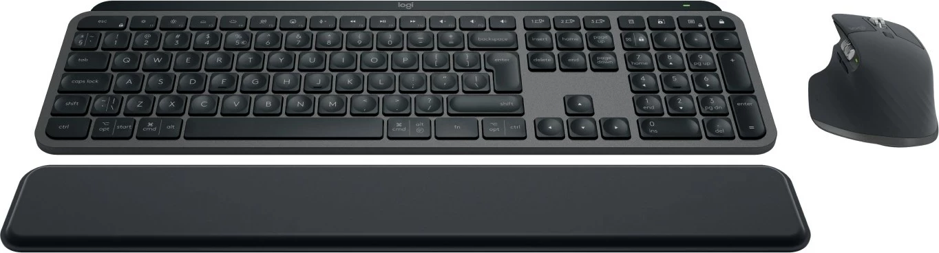Set tastierë dhe maus Logitech Master MX Keys S Combo, Wireless, Grafit