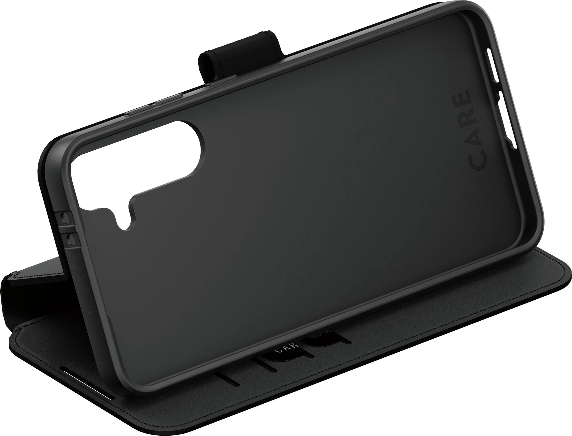 Mbështjellës portofol PanzerGlass CARE Feature me kickstand për Samsung Galaxy S24 FE, zi