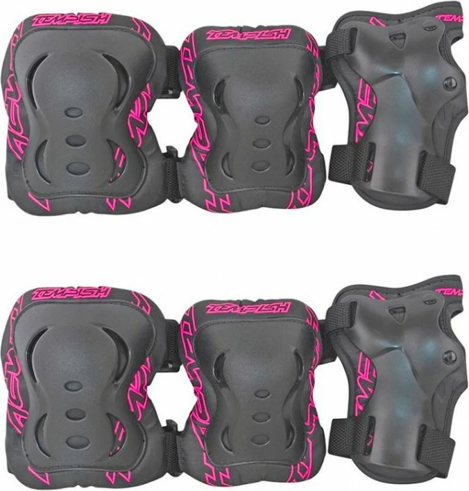 Set mbrojtës për sporte dimërore Tempish, unisex, të zeza