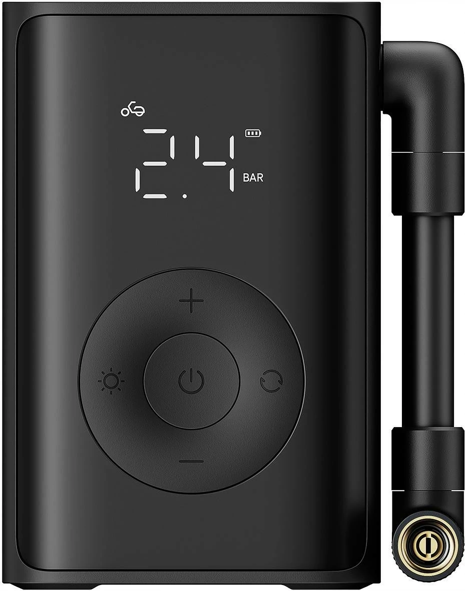 Kompresor ajri elektrik portativ Xiaomi Mijia Compact 73359, 2000 mAh, 150 PSI, e zezë