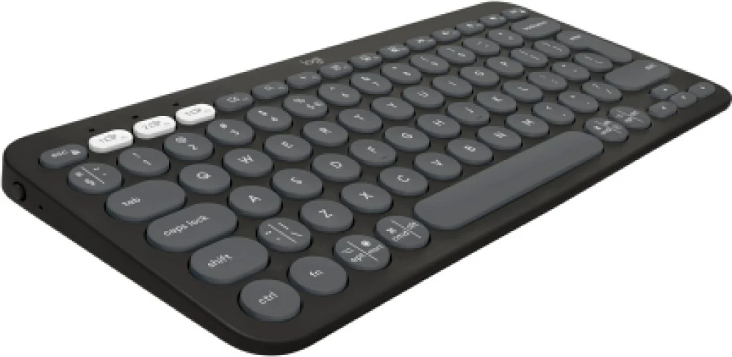 Tastierë Logitech Pebble Keys 2 K380s, wireless, mini, Bluetooth, Graphite