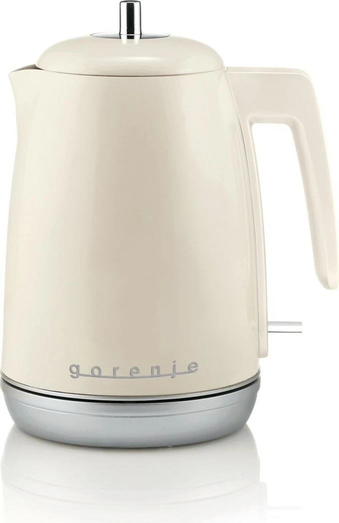 Ibrik elektrik Gorenje K15RL, 1.7 L, 2200 W, Bardhë