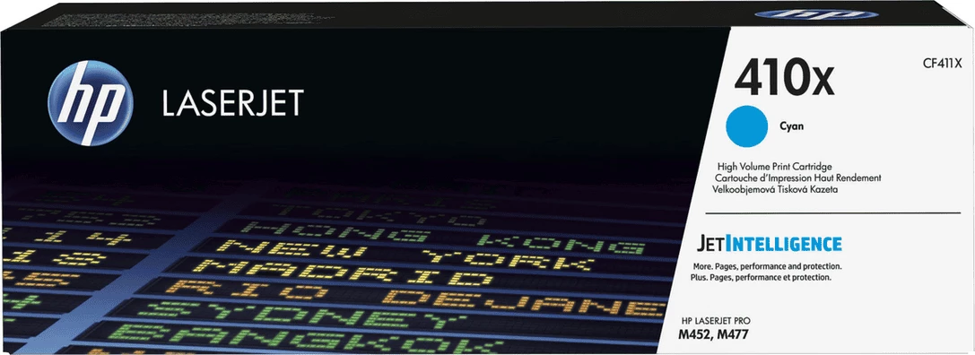 Toner HP 410X CF411X rendiment i lartë 5000 faqe XL cyan