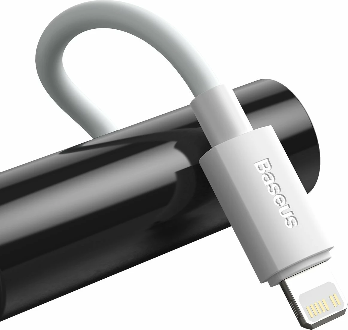 Set kabllo Baseus Simple Wisdom Data Cable Kit, USB-C në Lightning, 1.5m, 20W, Bardhë, 2 copë