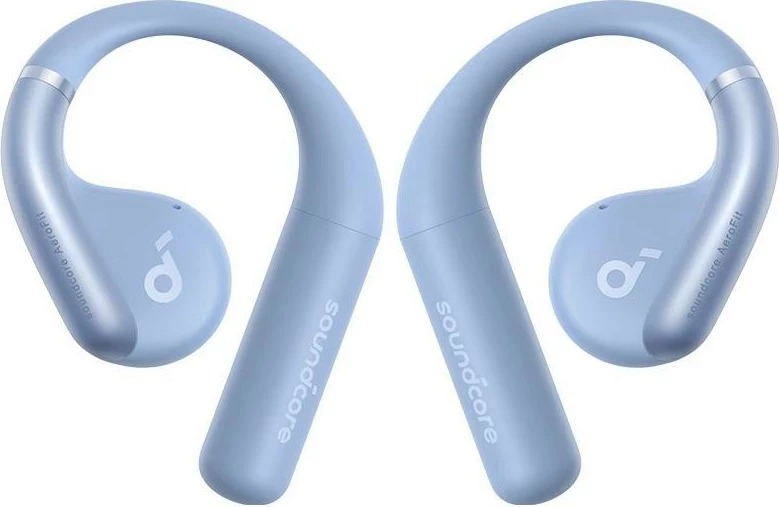 Kufje Anker Soundcore AeroFit, Bluetooth 5.3, IPX7, ngjyrë kaltër-gri